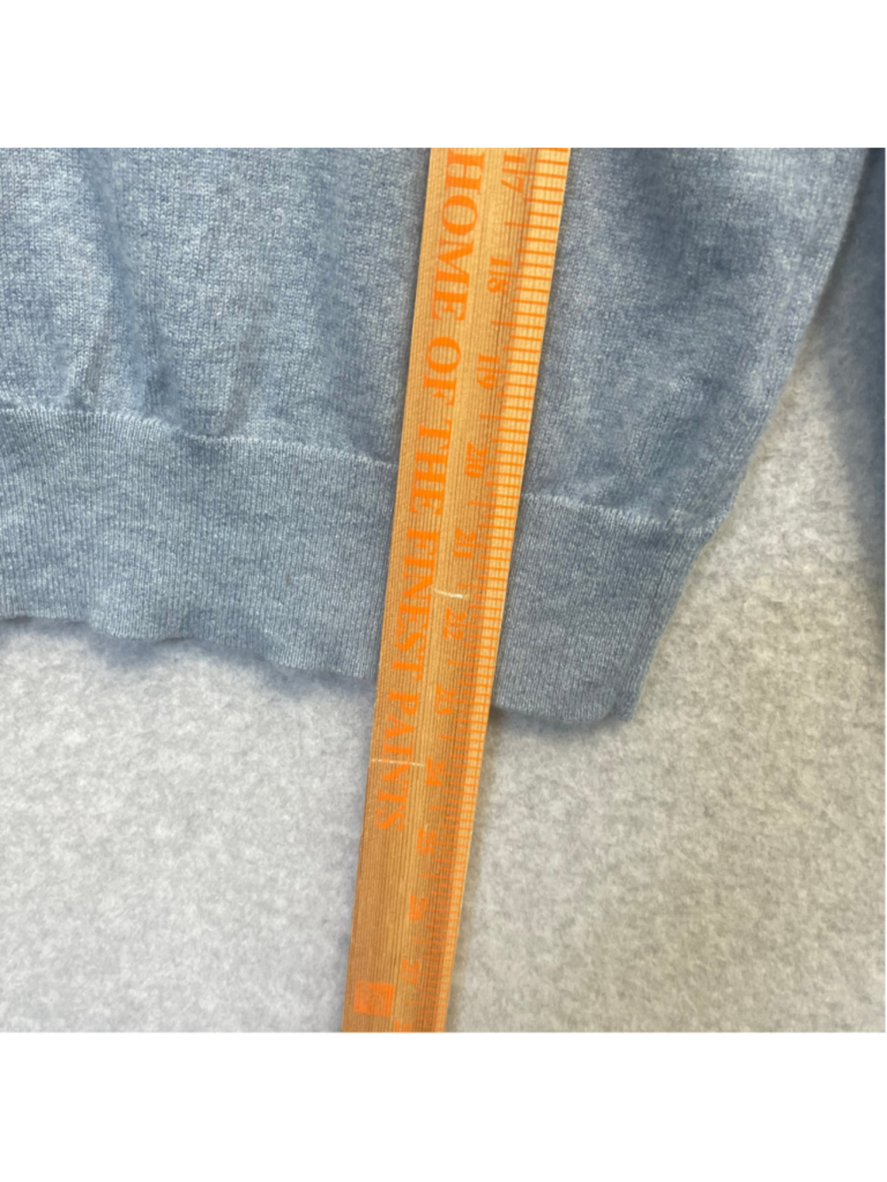 Quince 100% Mongolian Cashmere Crewneck Sweater Blue M - Picture 6 of 9